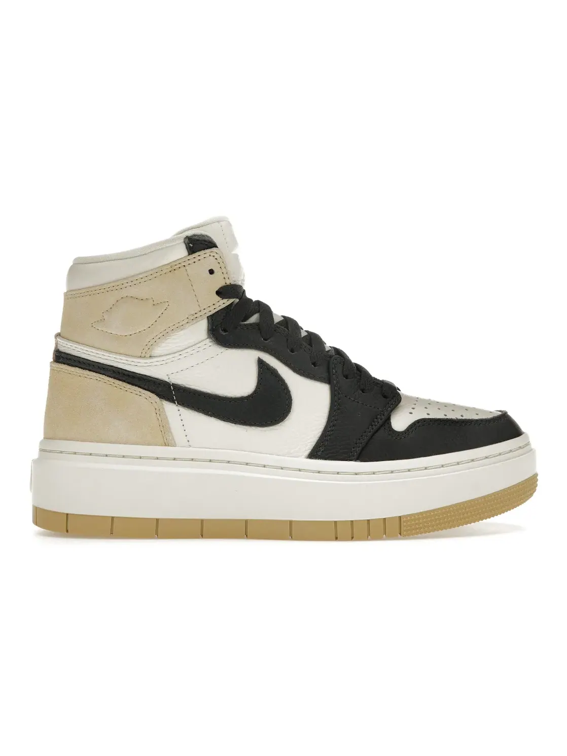 Женские кроссовки с высоким берцем Jordan 1 Elevate High Jordan — изображение 1 из 4, золотистый//темный серый