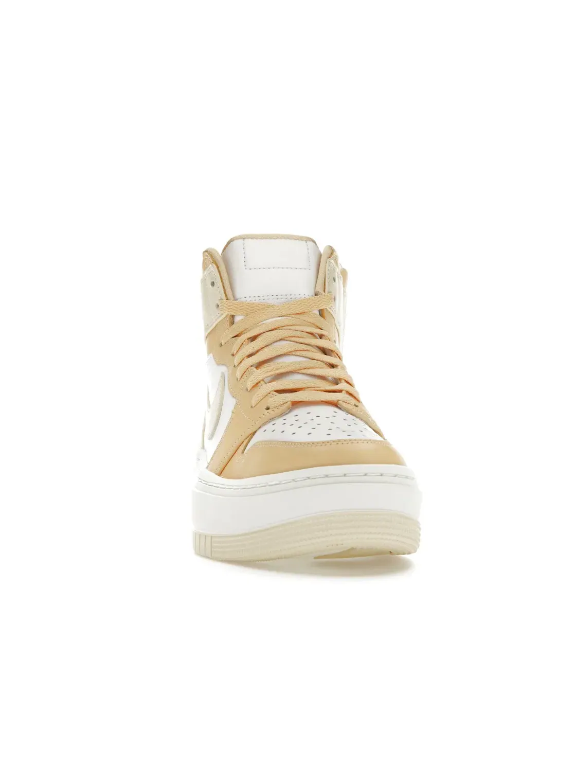 Женские кроссовки с высоким берцем Jordan 1 Elevate High Jordan — изображение 2 из 4, золотистый/белый