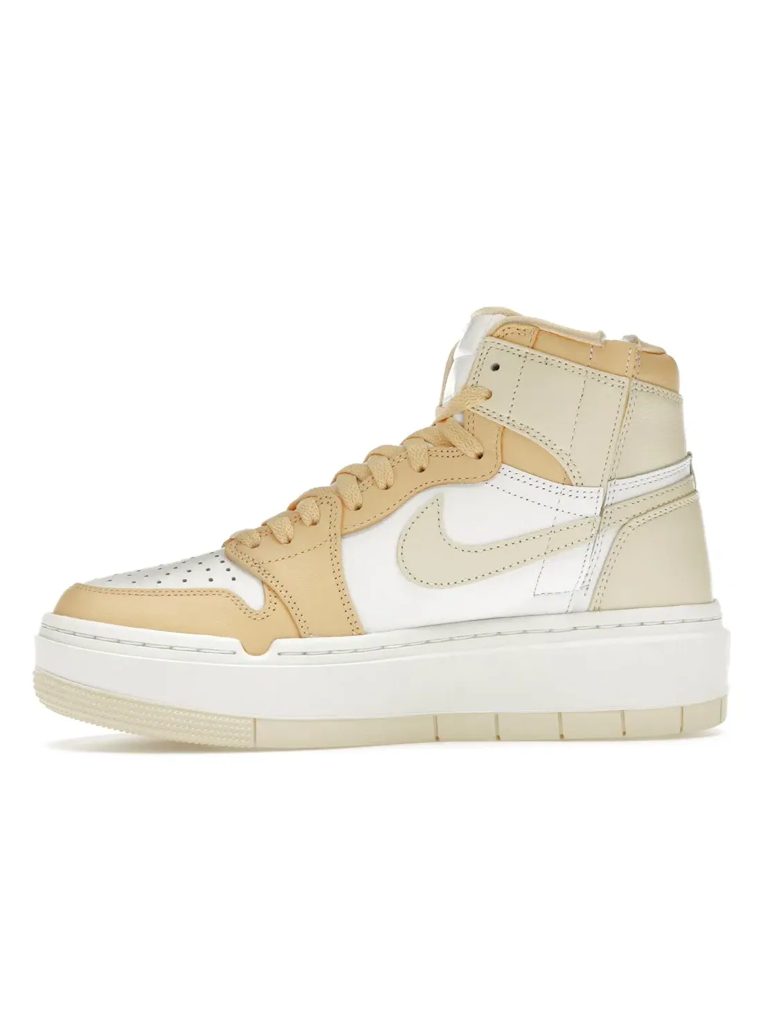 Женские кроссовки с высоким берцем Jordan 1 Elevate High Jordan — изображение 3 из 4, золотистый/белый