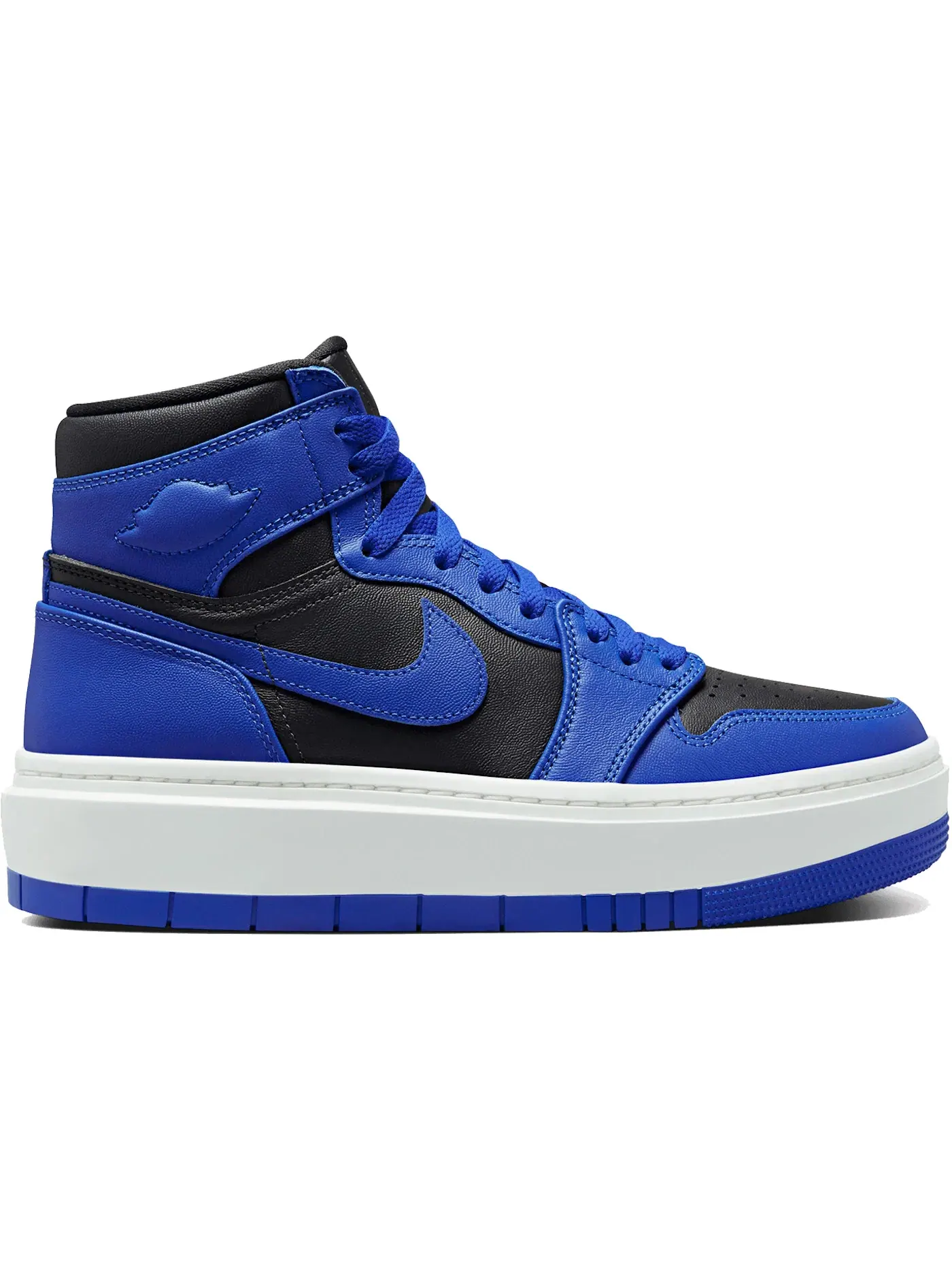 Женские кроссовки высокие с платформой Jordan 1 Elevate High Jordan, Dark Ash/Hyper Royal/Sail — изображение 1 из 2