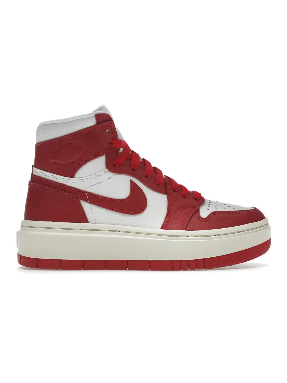 Женские кроссовки на платформе Jordan 1 Elevate High Jordan — изображение 1 из 4, белый//красный