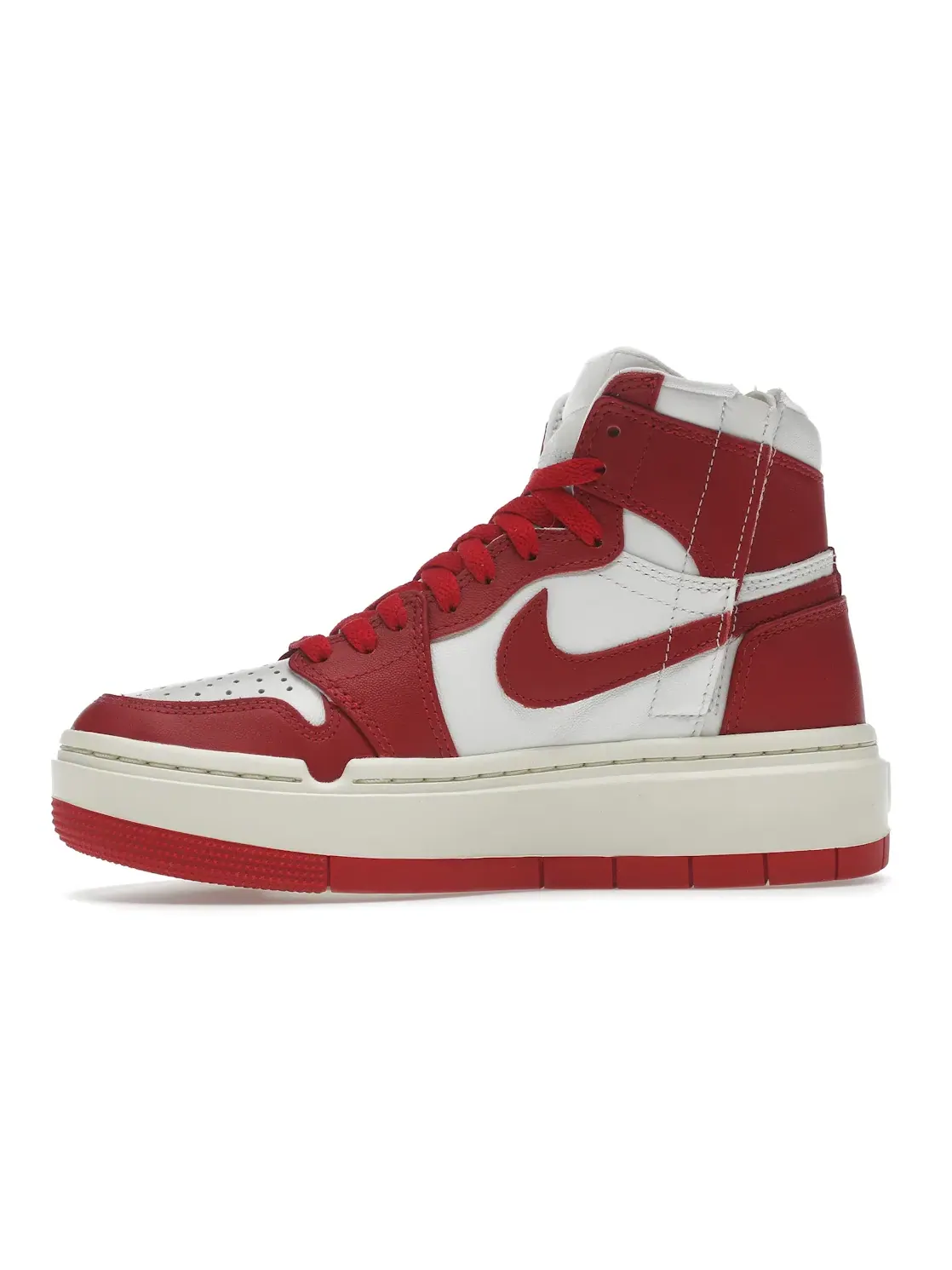 Женские кроссовки на платформе Jordan 1 Elevate High Jordan — изображение 3 из 4, белый//красный
