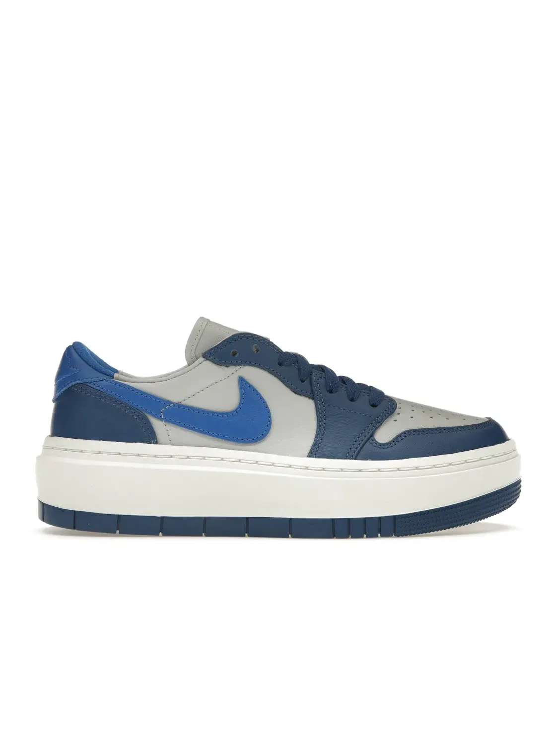 Женские кроссовки с платформой Jordan 1 Elevate Low Jordan — изображение 1 из 4, синий/синий/серый
