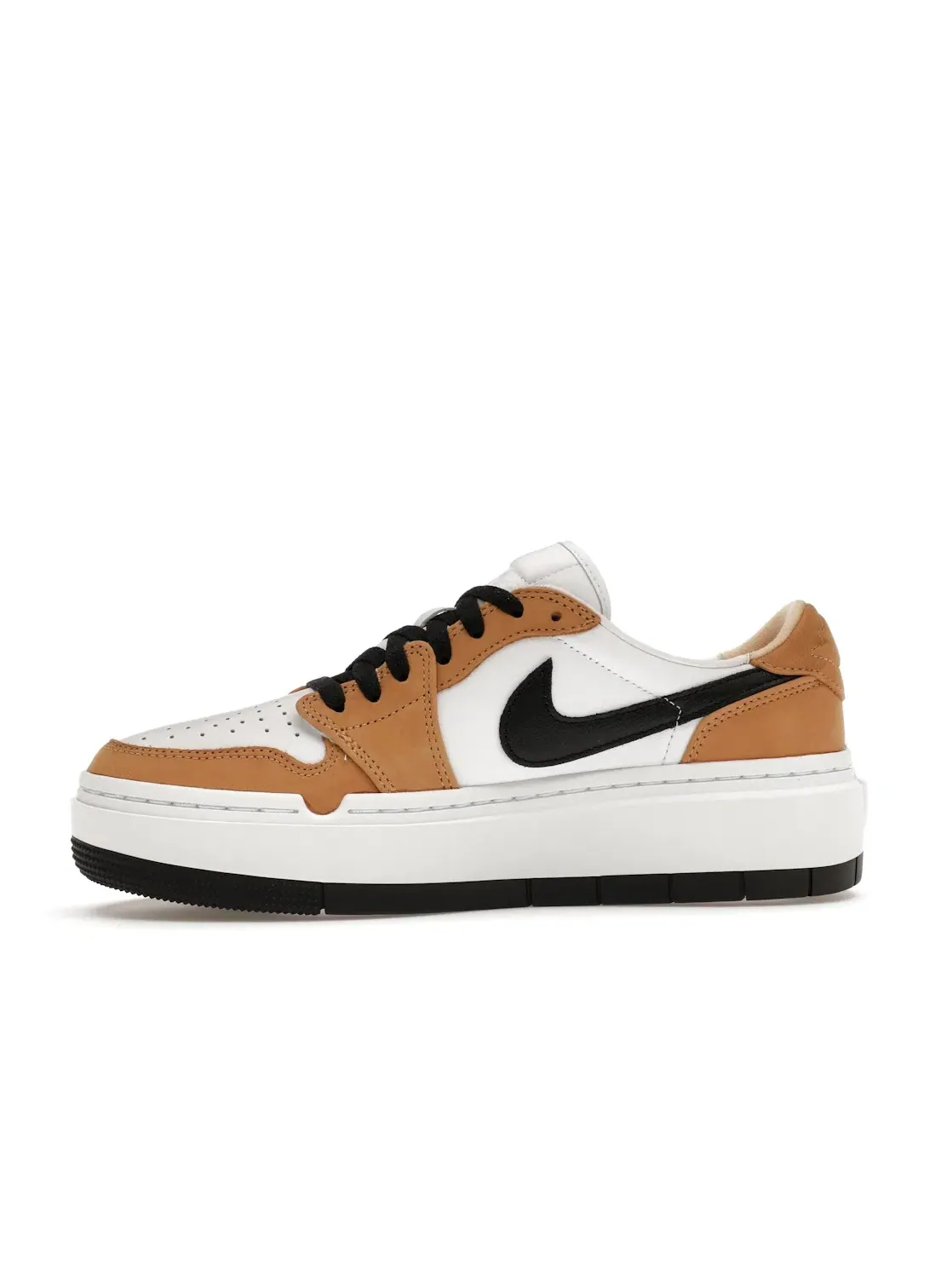 Женские кроссовки с платформой Jordan 1 Elevate Low Jordan — изображение 3 из 4, золотистый/черный/белый
