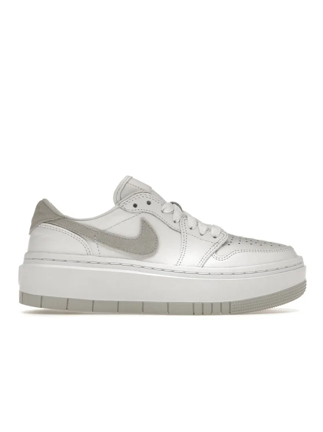 Женские кроссовки lifestyle с платформой Jordan 1 Elevate Low Jordan — изображение 1 из 4, белый/белый/серый