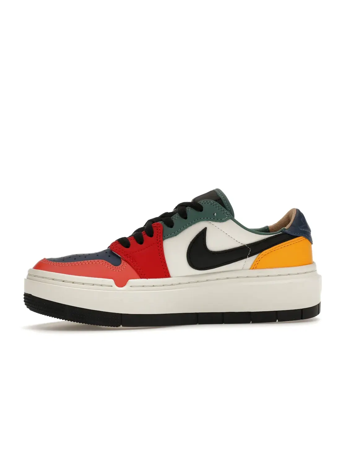 Женские кроссовки Lifestyle с платформой Jordan 1 Elevate Low SE Jordan — изображение 3 из 4, черный/красный//синий