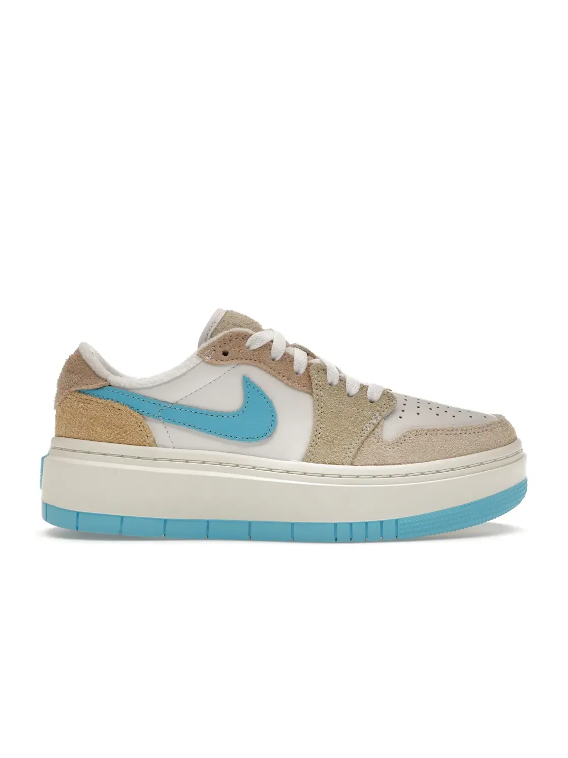 Женские кроссовки lifestyle с принтом Jordan 1 Elevate Low SE Jordan — изображение 1 из 4, белый//зеленый/синий