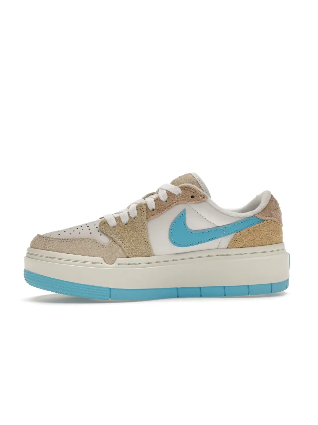Женские кроссовки lifestyle с принтом Jordan 1 Elevate Low SE Jordan — изображение 3 из 4, белый//зеленый/синий