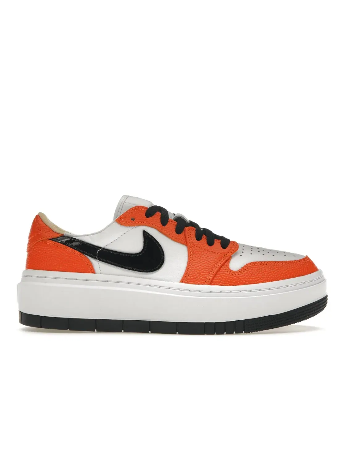 Женские кроссовки с баскетбольной текстурой Jordan 1 Elevate Low SE Jordan — изображение 1 из 4, оранжевый/белый/черный