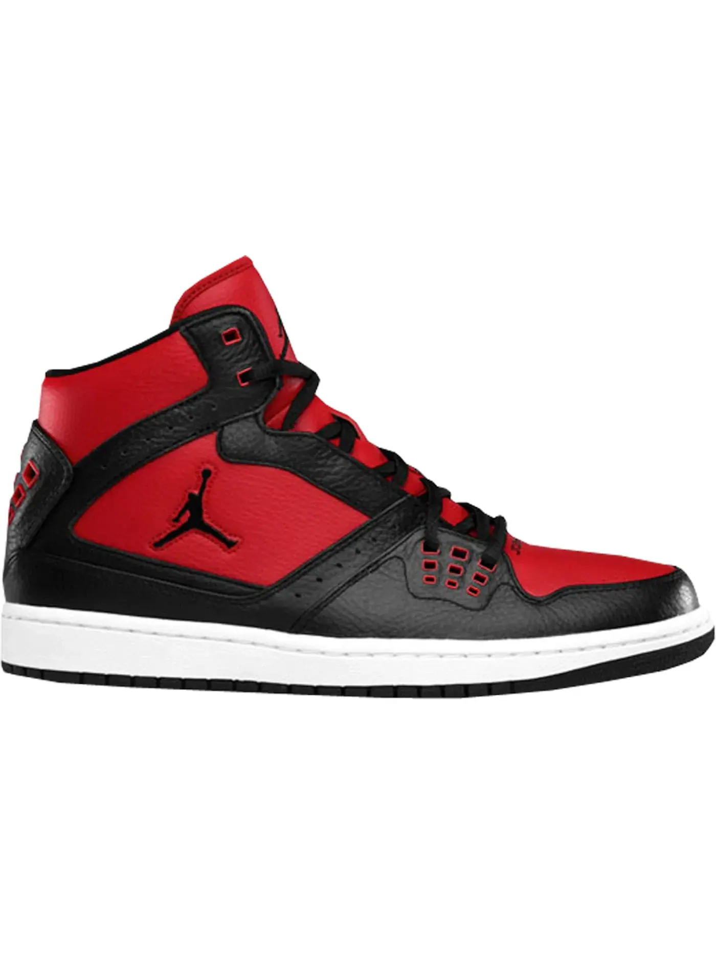 Мужские кроссовки для повседневной носки Jordan 1 Flight Jordan — изображение 1 из 1, черный/красный-белый