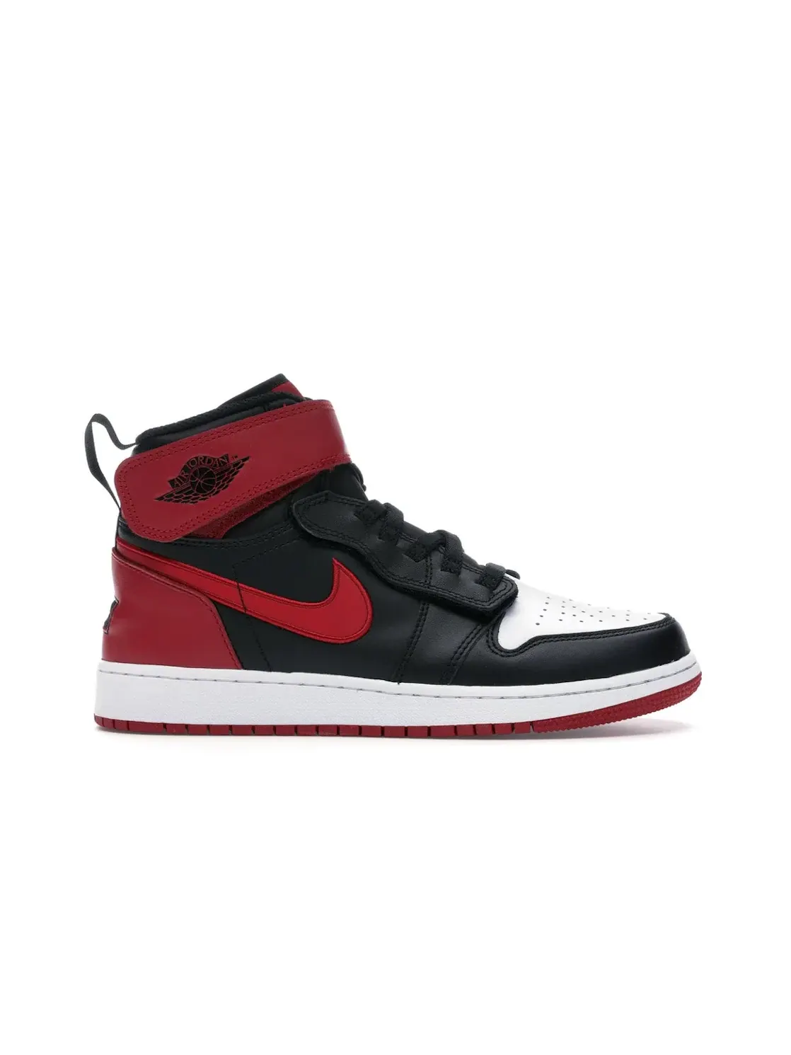 Детские кроссовки для мальчиков с легкой системой шнуровки Jordan 1 High FlyEase Jordan — изображение 1 из 4