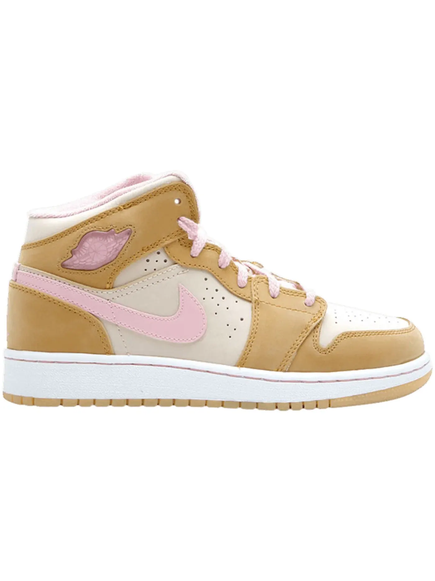 Детские кроссовки Lifestyle Jordan 1 Hare — изображение 1 из 1, белый/розовый