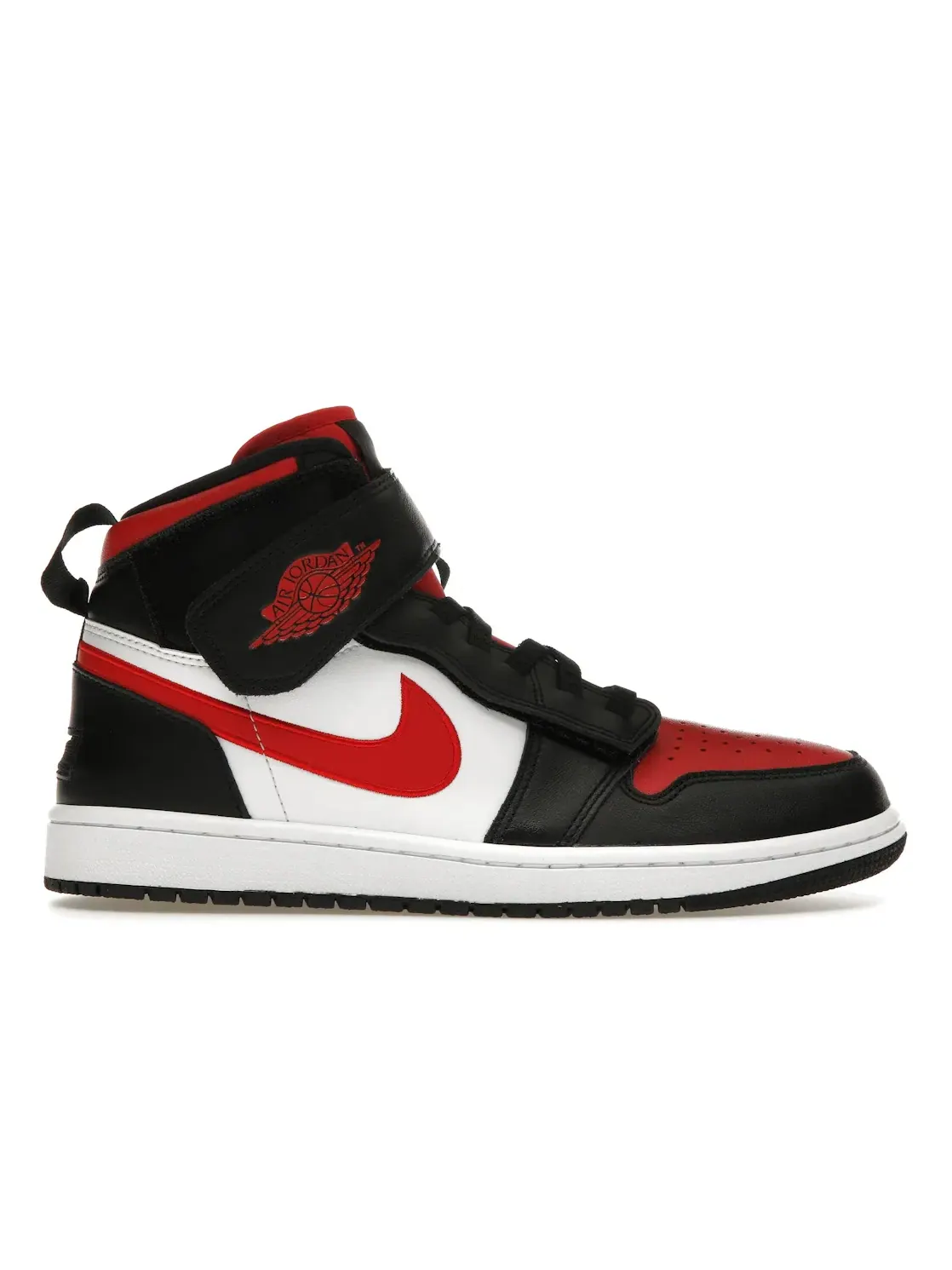 Мужские кроссовки lifestyle Jordan 1 High FlyEase Jordan — изображение 1 из 4, черный/белый/красный