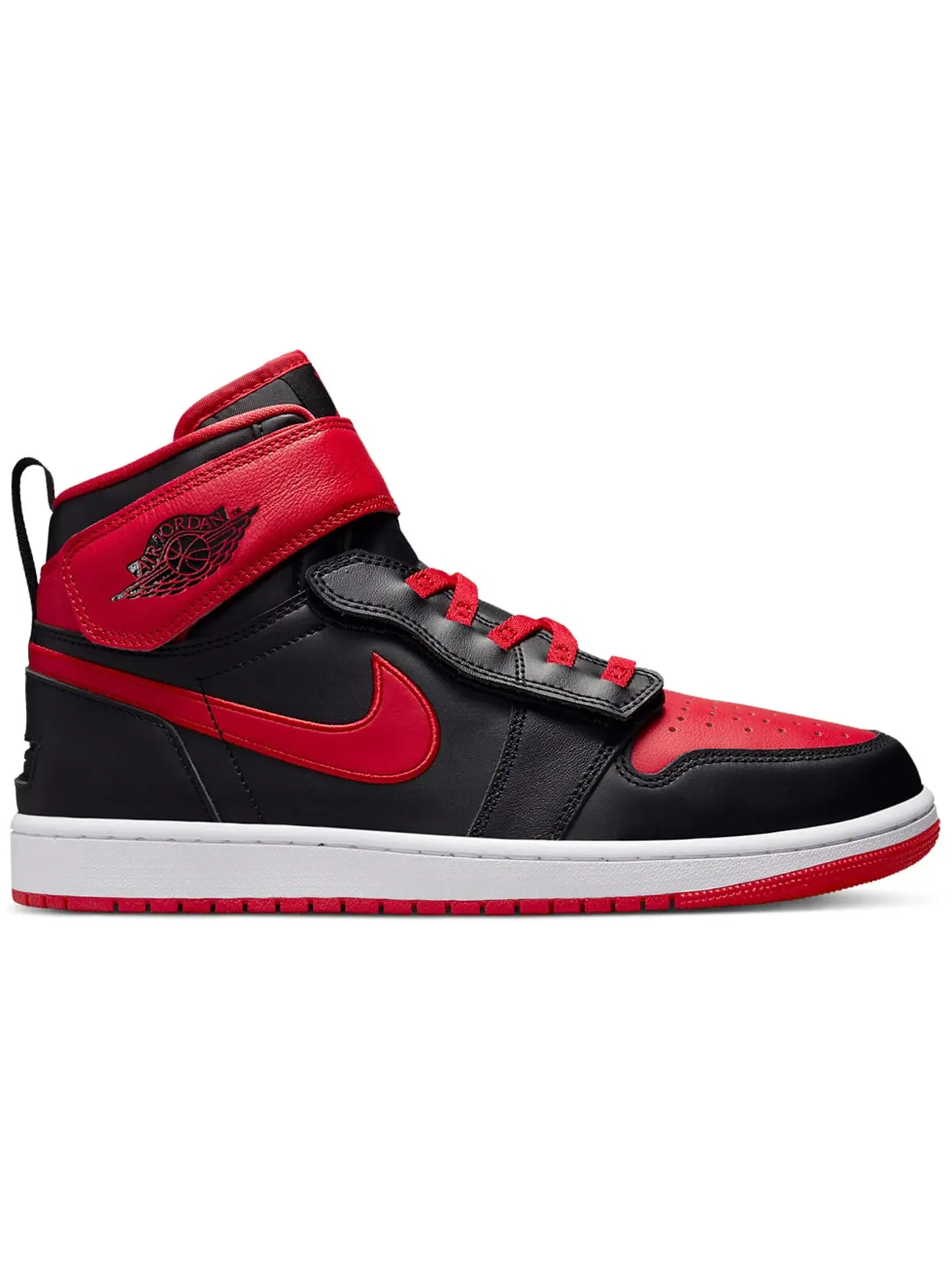 Мужские кроссовки с системой FlyEase Jordan 1 High FlyEase Jordan — изображение 1 из 1, черный/белый/красный