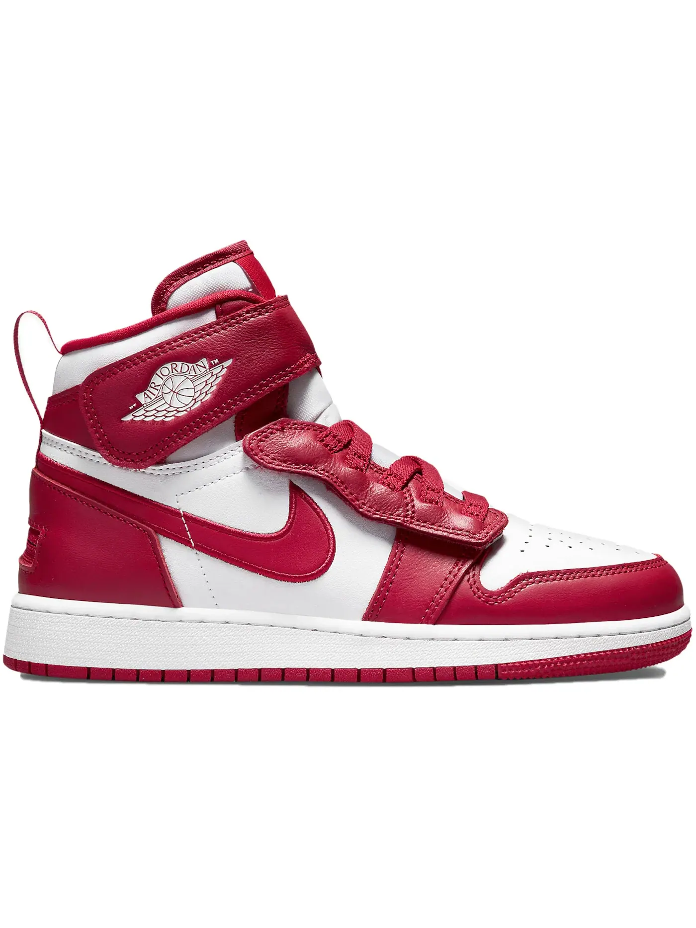 Детские кроссовки Lifestyle с высокой посадкой Jordan 1 High FlyEase Jordan — изображение 1 из 1, красный/белый