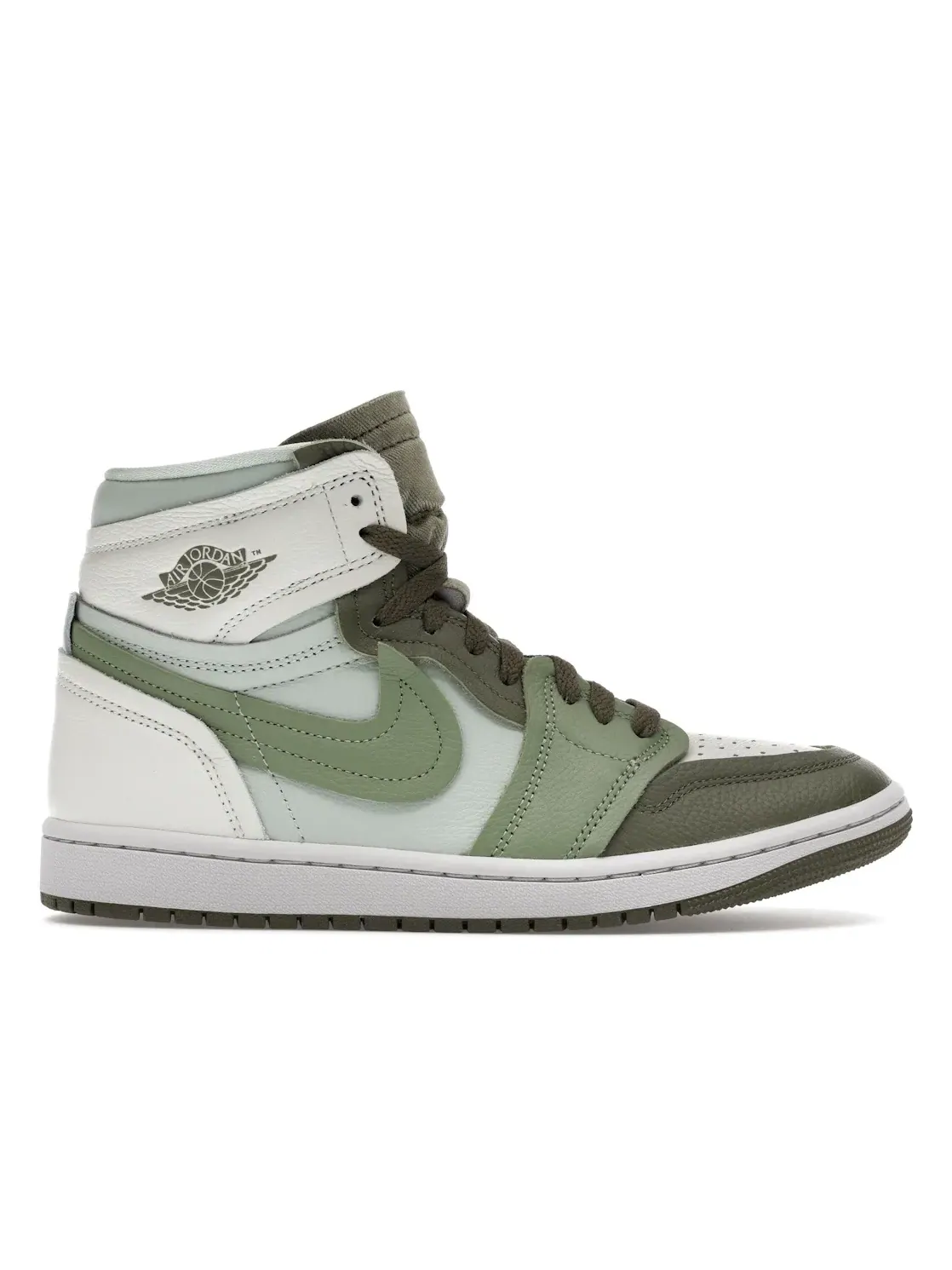 Женские кроссовки Lifestyle Jordan 1 High Method of Make Jordan — изображение 1 из 4, оливковый/зеленый