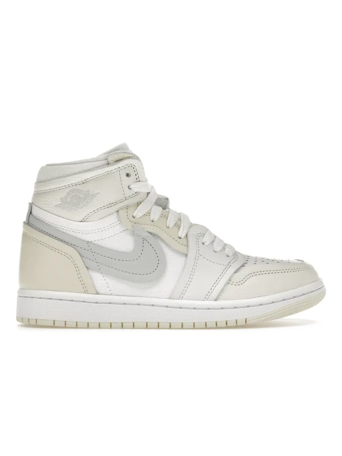 Женские кроссовки высокий с принтом Jordan 1 High MM Jordan — изображение 1 из 4, белый///платиновый