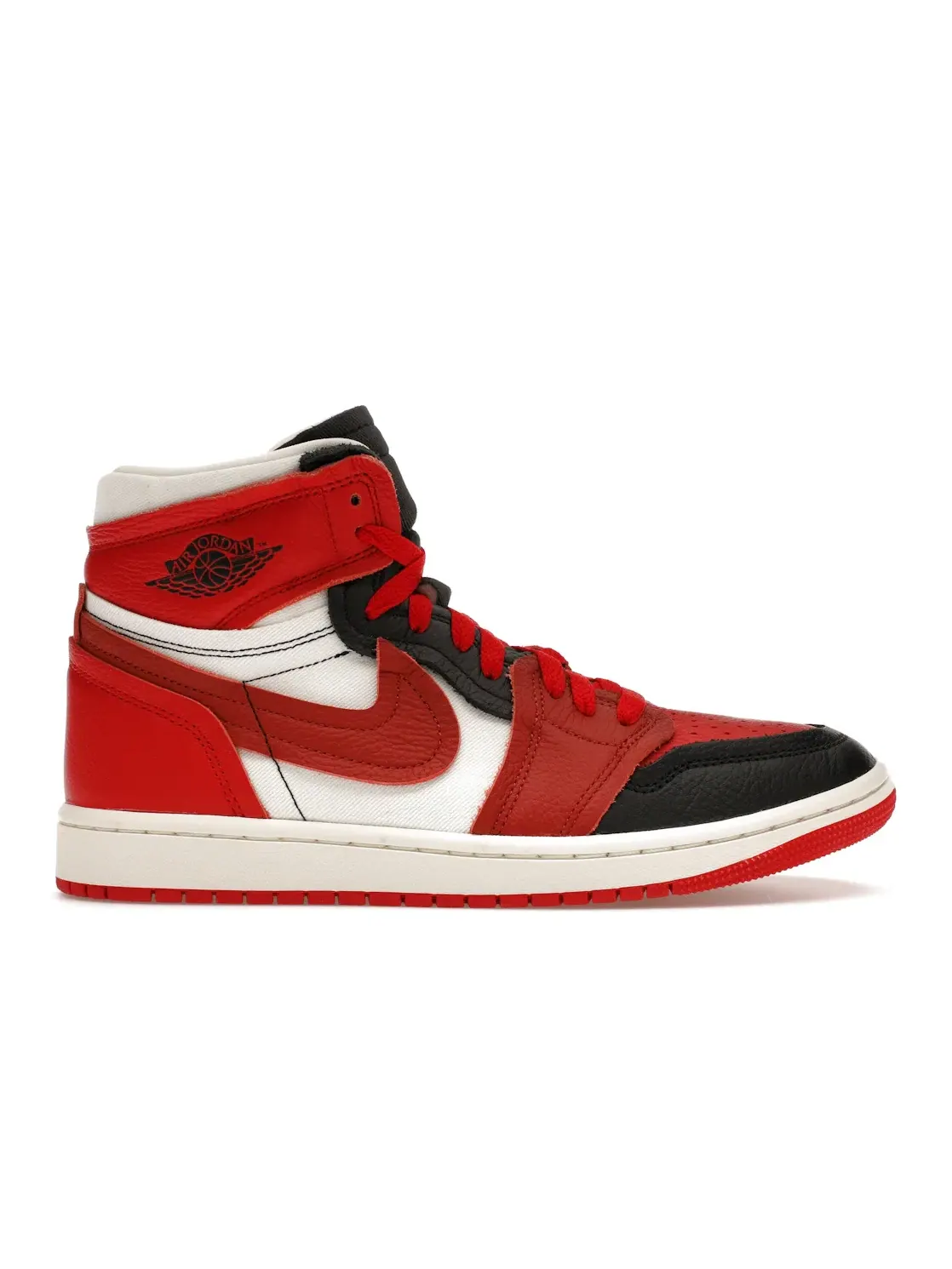 Женские кроссовки Lifestyle с высоким верхом Jordan 1 High Method of Make Jordan — изображение 1 из 4, красный красный черный
