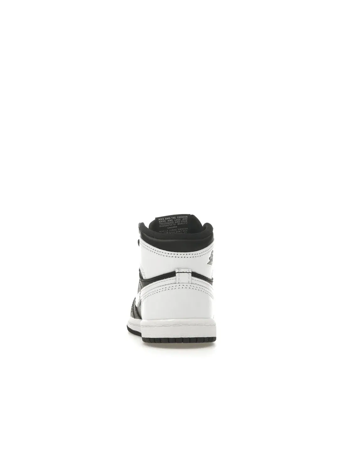 Детские кроссовки высокие с принтом Jordan 1 Retro High OG Jordan — изображение 4 из 4, черный белый белый