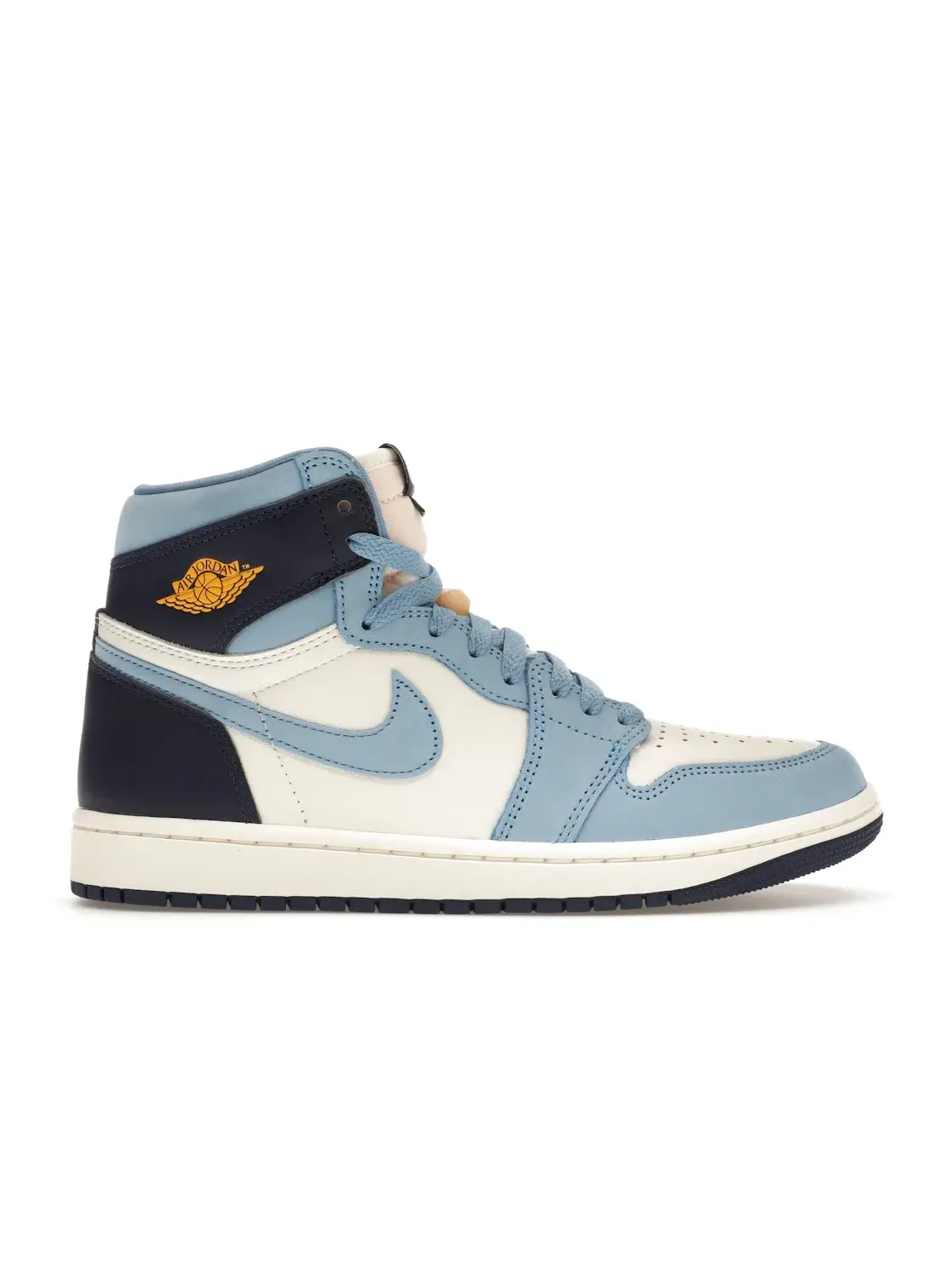 Женские кроссовки с принтом Jordan 1 High OG First in Flight Jordan — изображение 1 из 4, синий/темно-синий