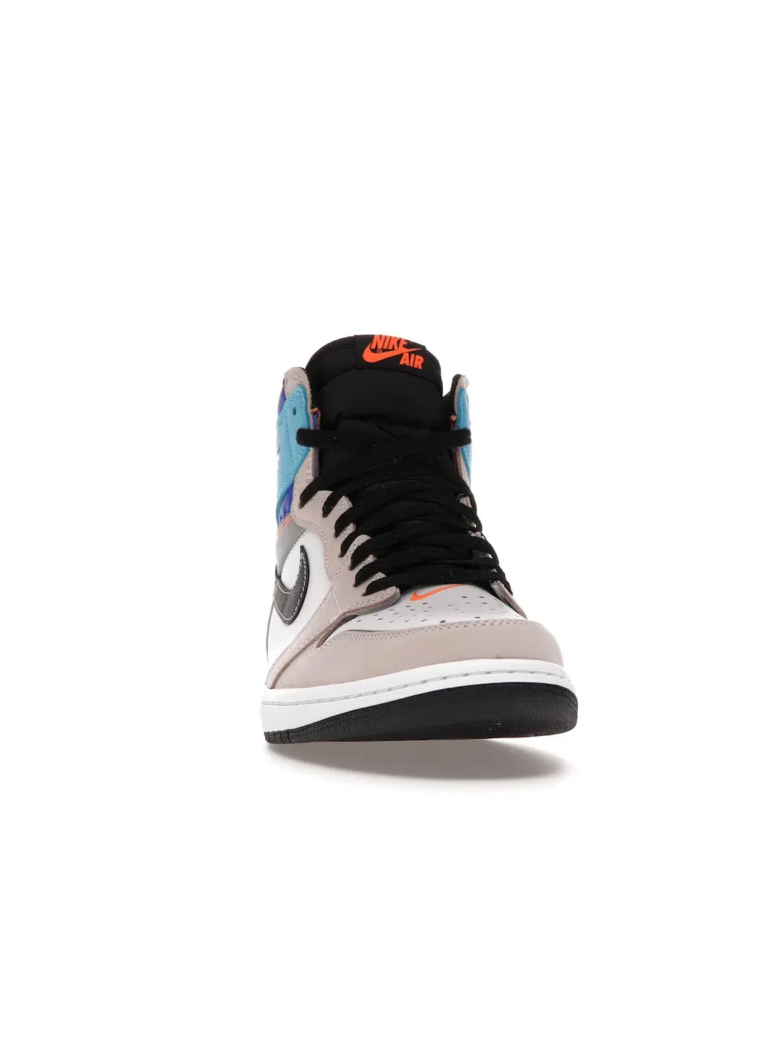 Мужские кроссовки Lifestyle Jordan 1 Retro High OG Prototype — изображение 2 из 4, белый/мульти--оранжевый