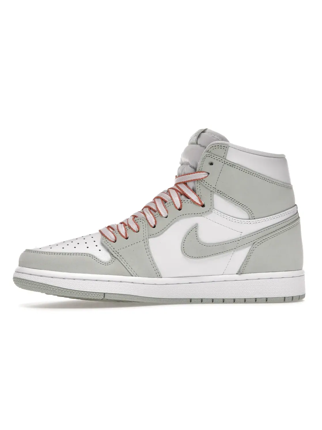 Женские кроссовки Air Jordan 1 High Seafoam (W) Jordan 1 Retro High OG Jordan — изображение 3 из 4, оранжевый-белый