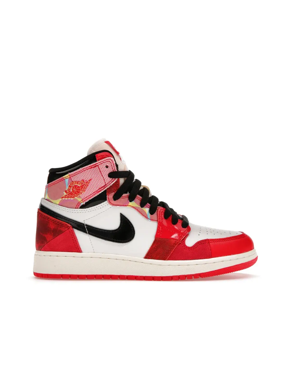 Детские кроссовки с патчворк-дизайном Jordan 1 Retro High OG Jordan — изображение 1 из 4, красный/черный/белый