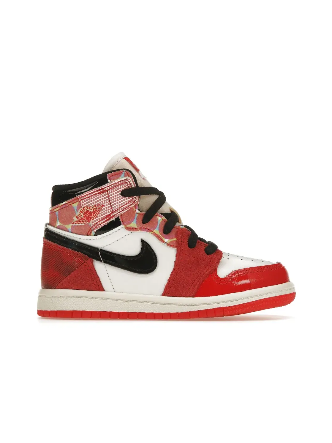 Детские кроссовки Lifestyle с принтом Jordan 1 Retro High OG — изображение 1 из 4, красный/черный/белый