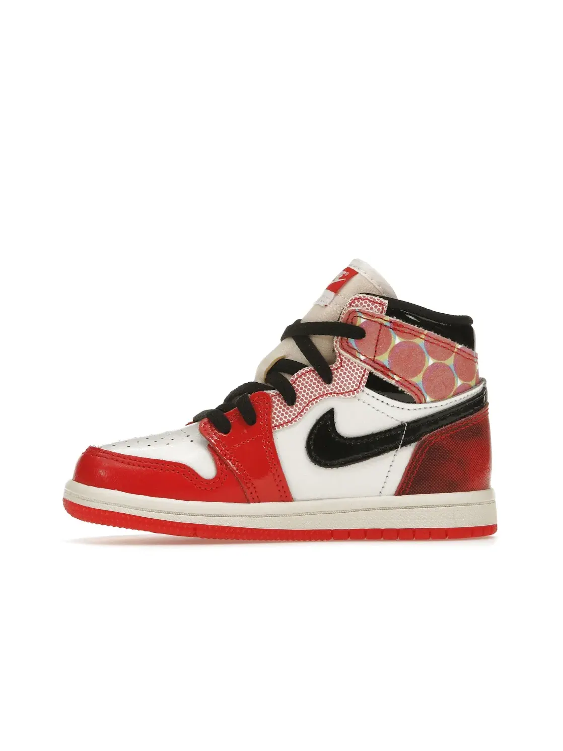 Детские кроссовки Lifestyle с принтом Jordan 1 Retro High OG — изображение 3 из 4, красный/черный/белый
