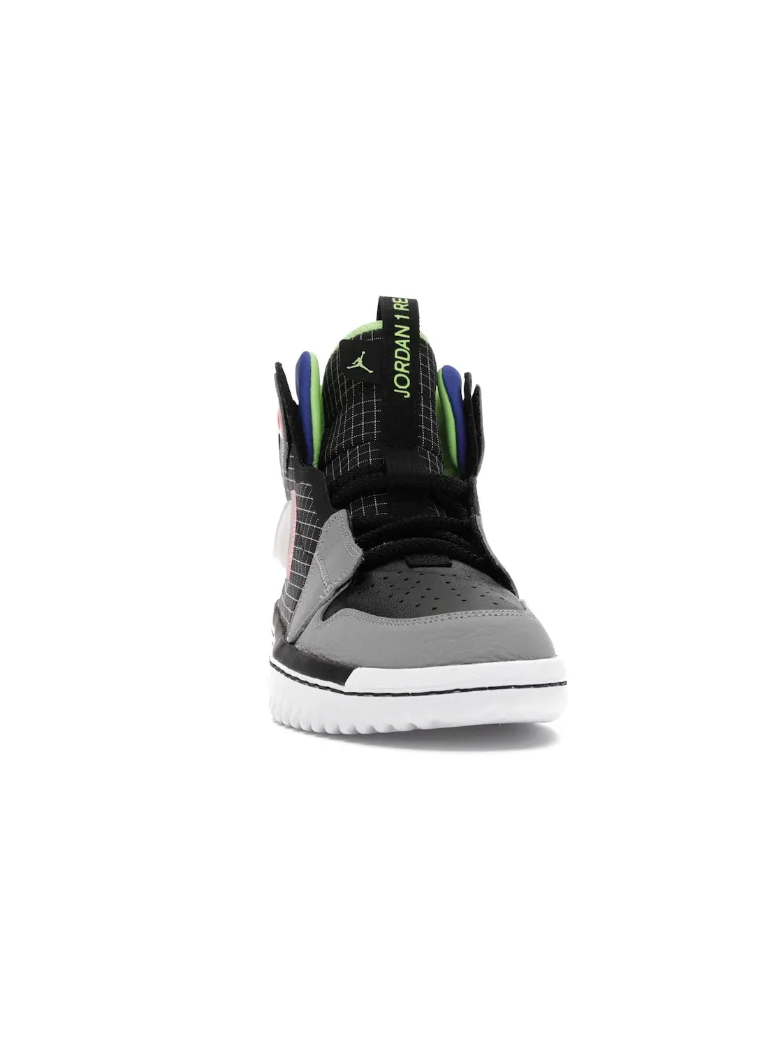 Мужские кроссовки на React-пенe Jordan 1 High React Black Particle Grey — изображение 2 из 4