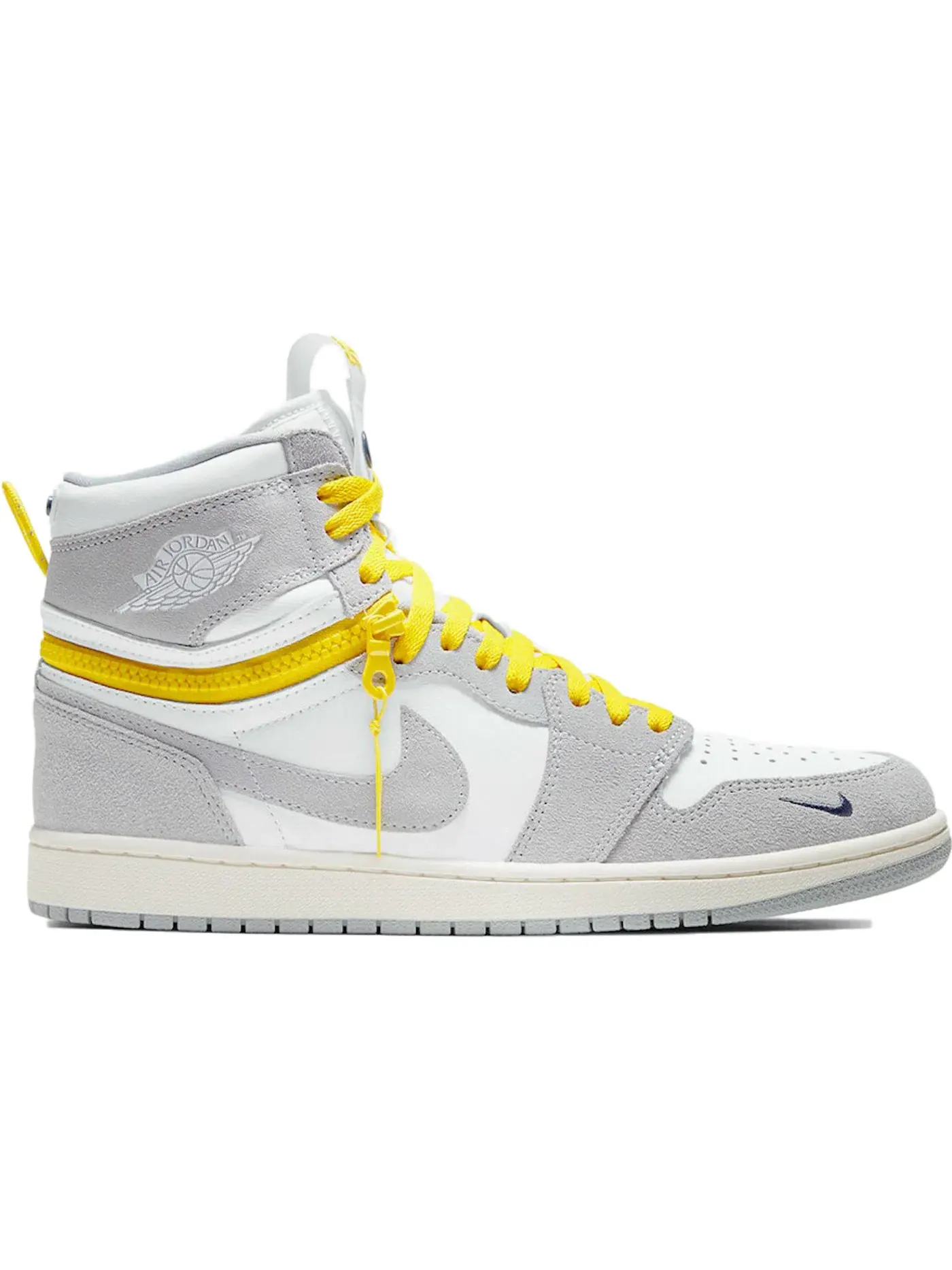 Мужские кроссовки Lifestyle с регулируемой посадкой Jordan 1 High Switch — изображение 1 из 1, светлый/белый