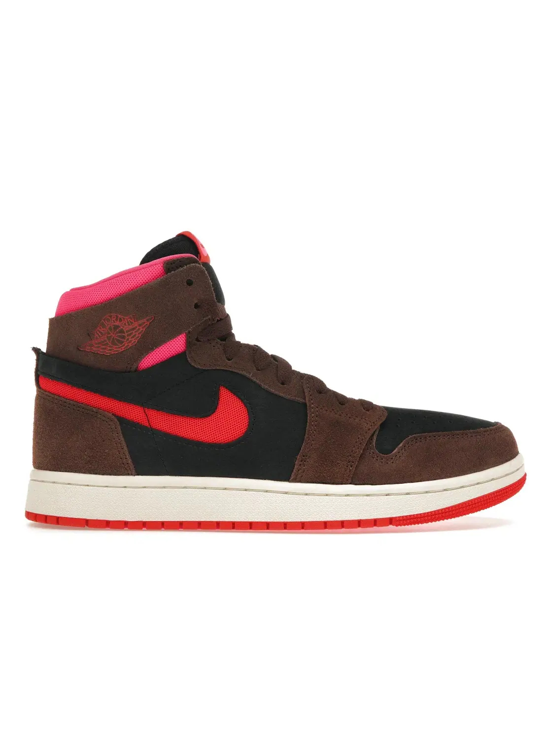 Женские кроссовки Lifestyle с принтом Jordan 1 High Zoom Air CMFT 2 Jordan — изображение 1 из 4, красный/черный/розовый