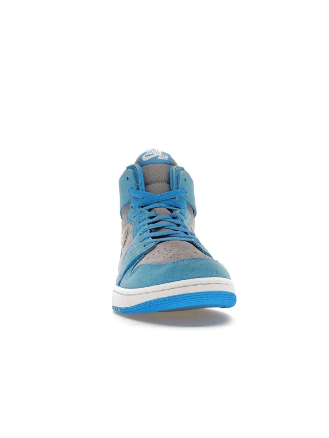 Мужские кроссовки с амортизацией Zoom Air Jordan 1 High Zoom Air CMFT 2 — изображение 2 из 4, серый/синий/белый