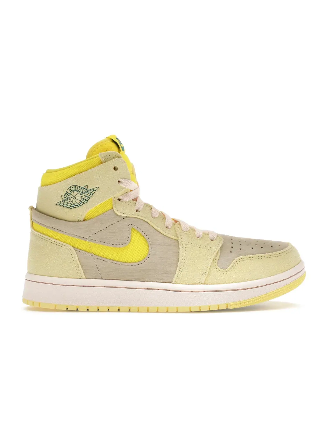 Женские кроссовки с принтом Jordan 1 High Zoom Air CMFT 2 Jordan — изображение 1 из 4, желтый