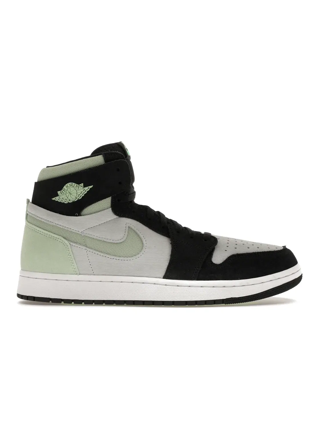 Мужские кроссовки для повседневной носки Jordan 1 High Zoom Air CMFT 2 от Jordan — изображение 1 из 4, белый/черный//зеленый