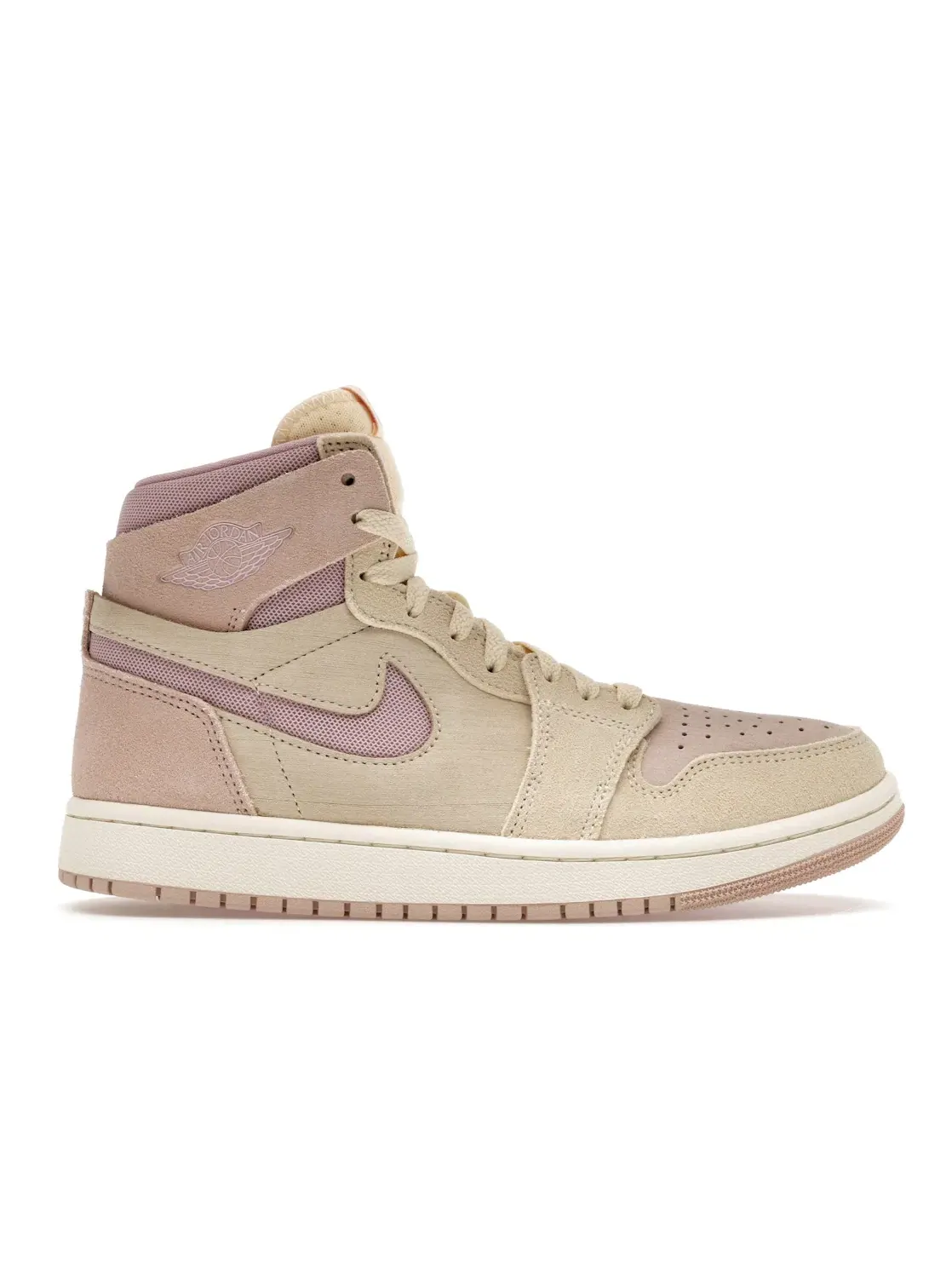 Женские кроссовки с высокой посадкой Jordan 1 High Zoom Air CMFT 2 Jordan — изображение 1 из 4, бежевый
