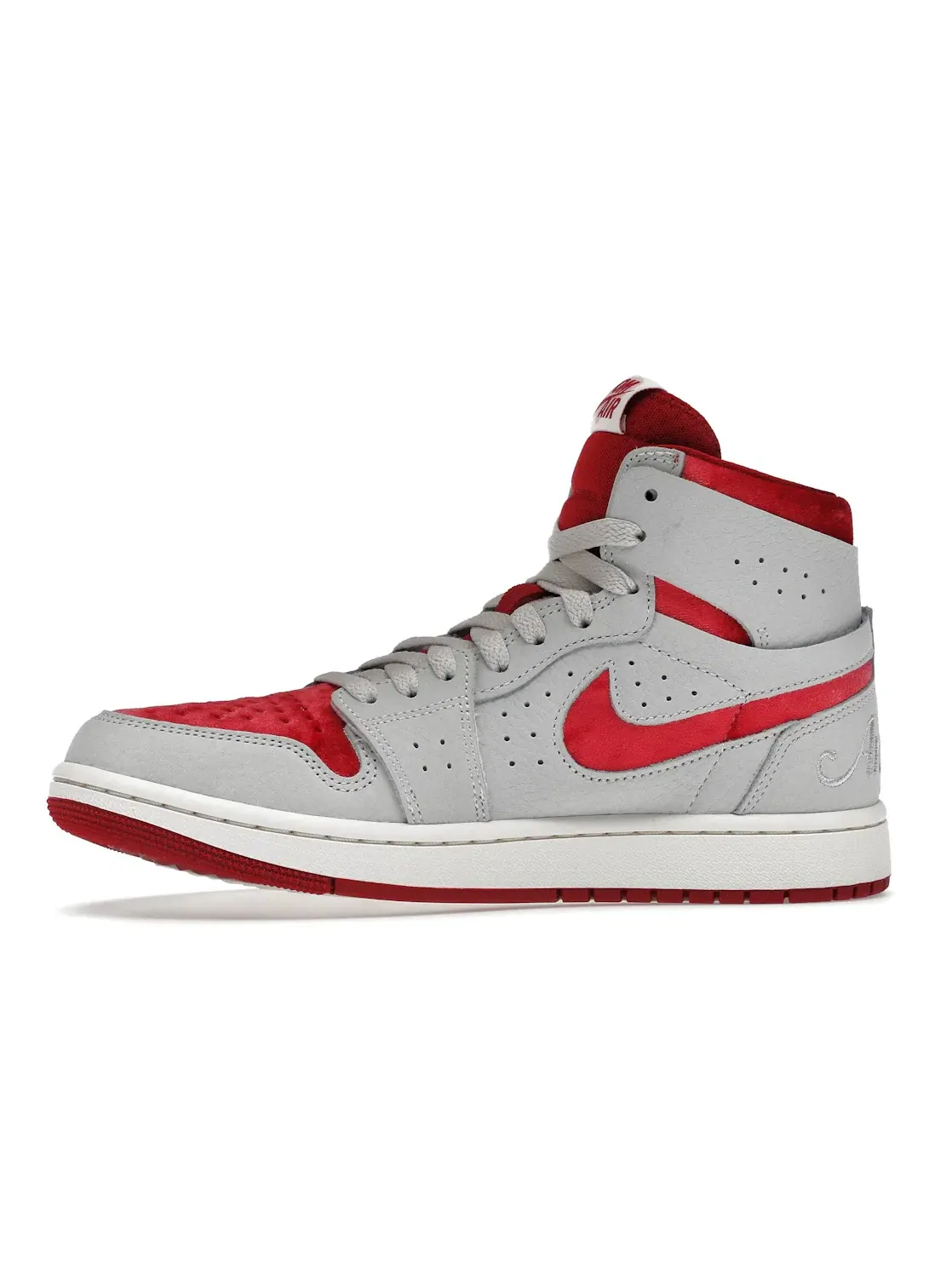Женские кроссовки с принтом Jordan 1 High Zoom Air CMFT 2 — изображение 3 из 4, белый//красный