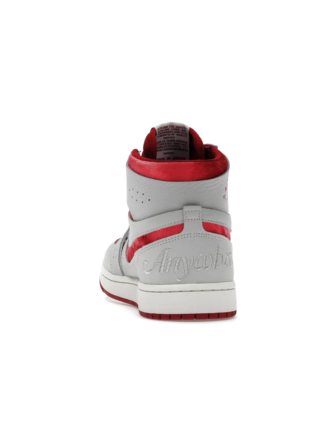 Женские кроссовки с принтом Jordan 1 High Zoom Air CMFT 2 — изображение 4 из 4, белый//красный