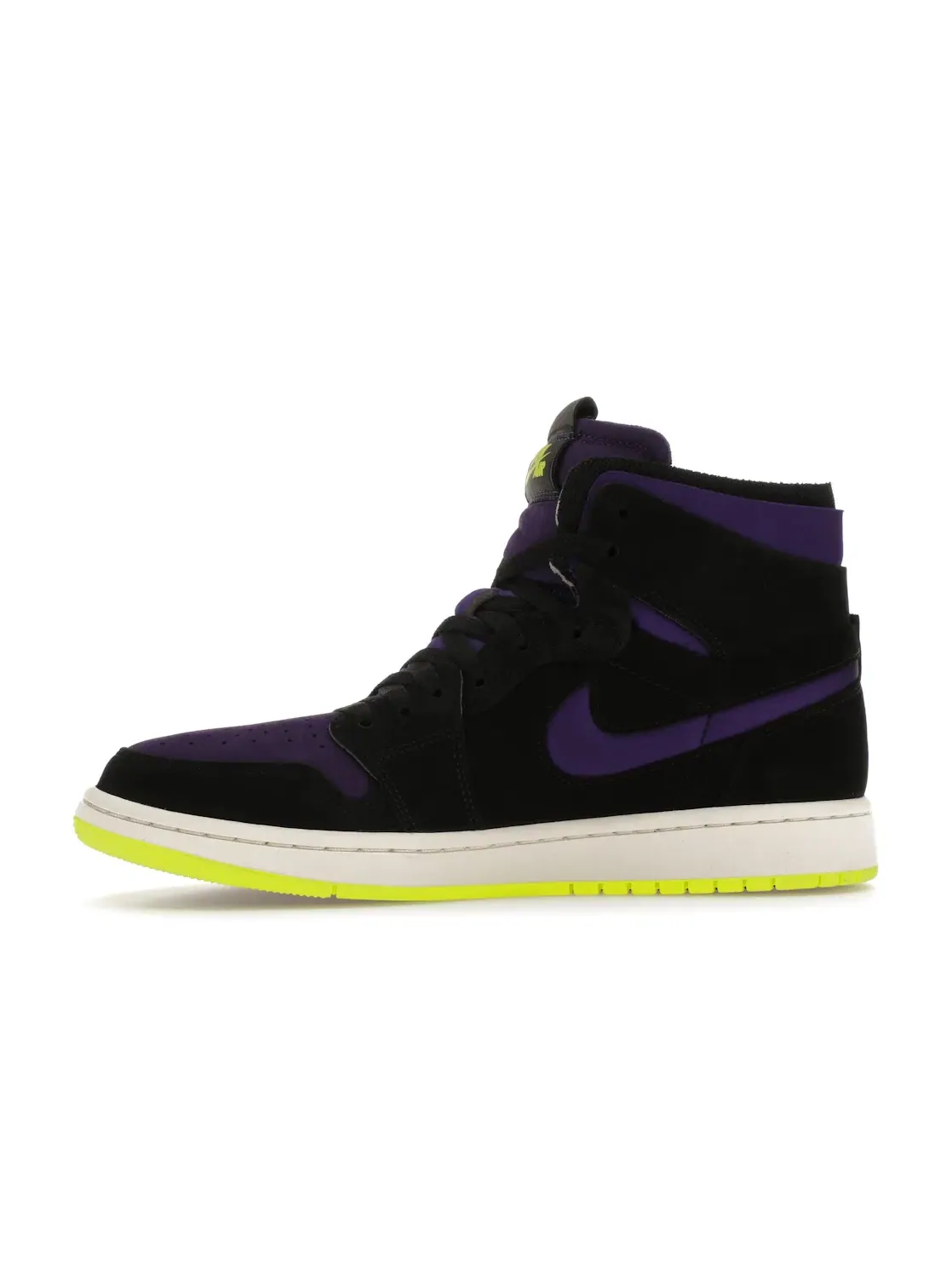 Женские кроссовки Lifestyle с технологией Zoom Air Jordan 1 High Zoom Air CMFT — изображение 3 из 4, черный/фиолетовый