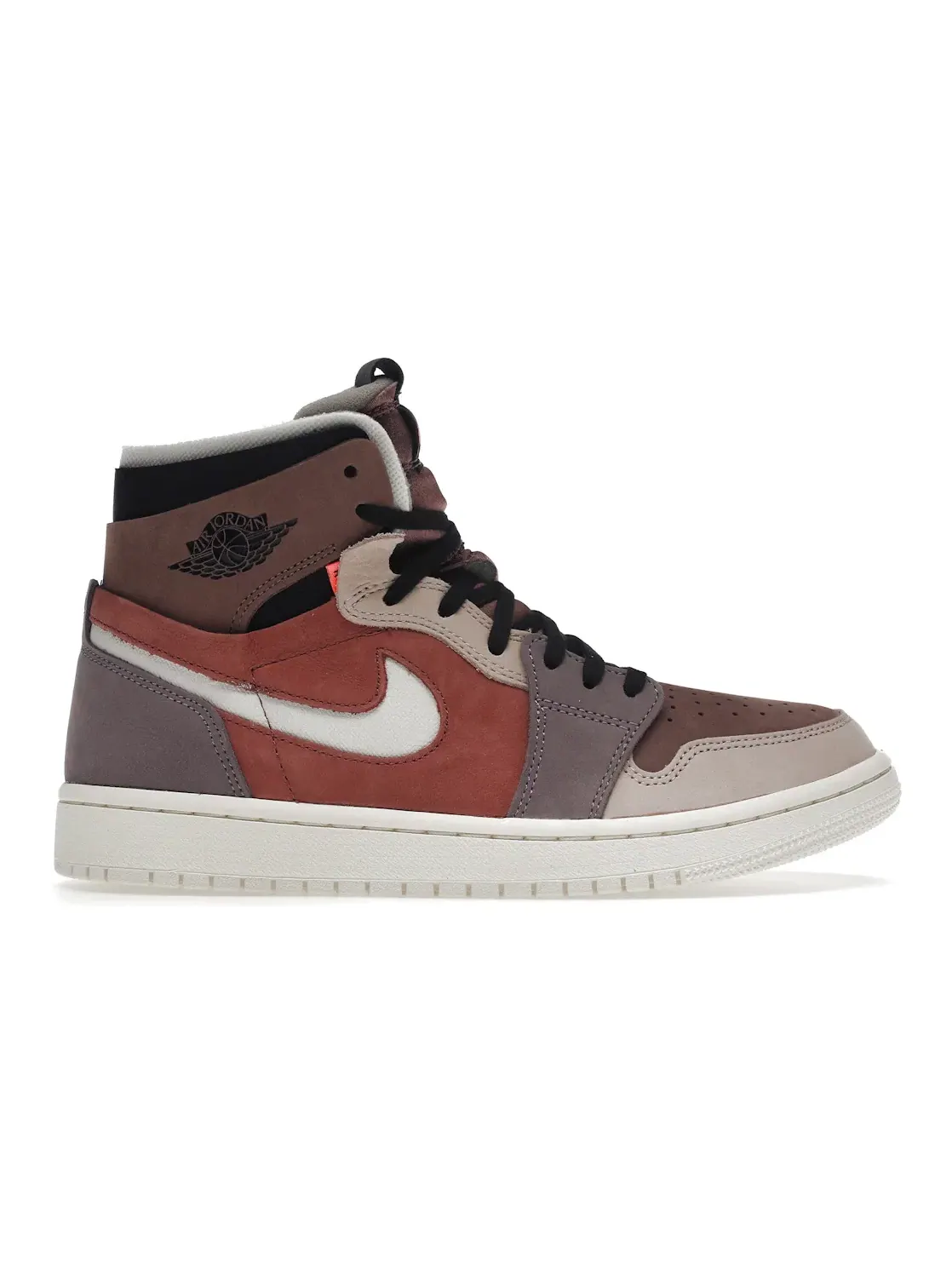 Женские кроссовки с замшевым верхом Jordan 1 High Zoom Air CMFT Jordan, Canyon Rust/Sail — изображение 1 из 4