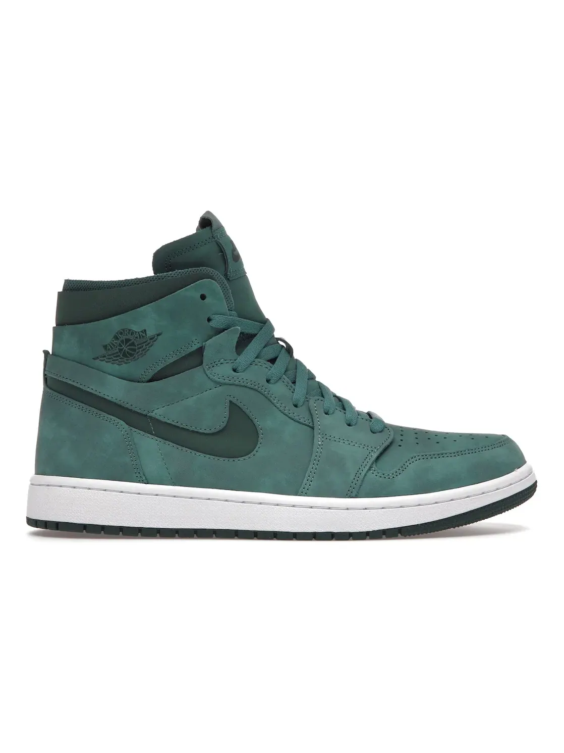 Женские кроссовки на шнуровке Jordan 1 High Zoom Air CMFT Jordan — изображение 1 из 4, зеленый/темный зеленый