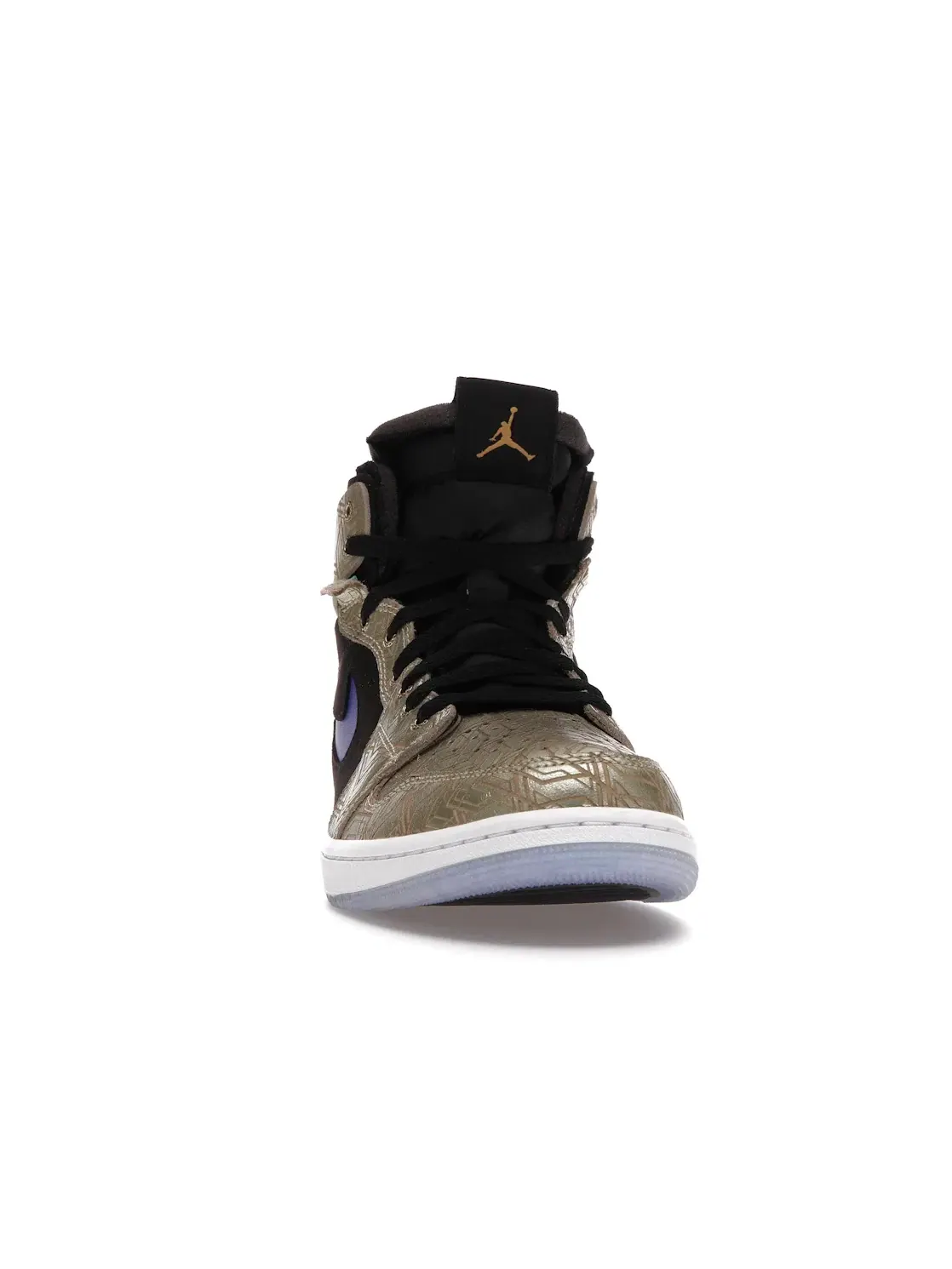 Мужские кроссовки с комфортной подошвой Jordan 1 High Zoom Air CMFT Gold Laser Jordan — изображение 2 из 4
