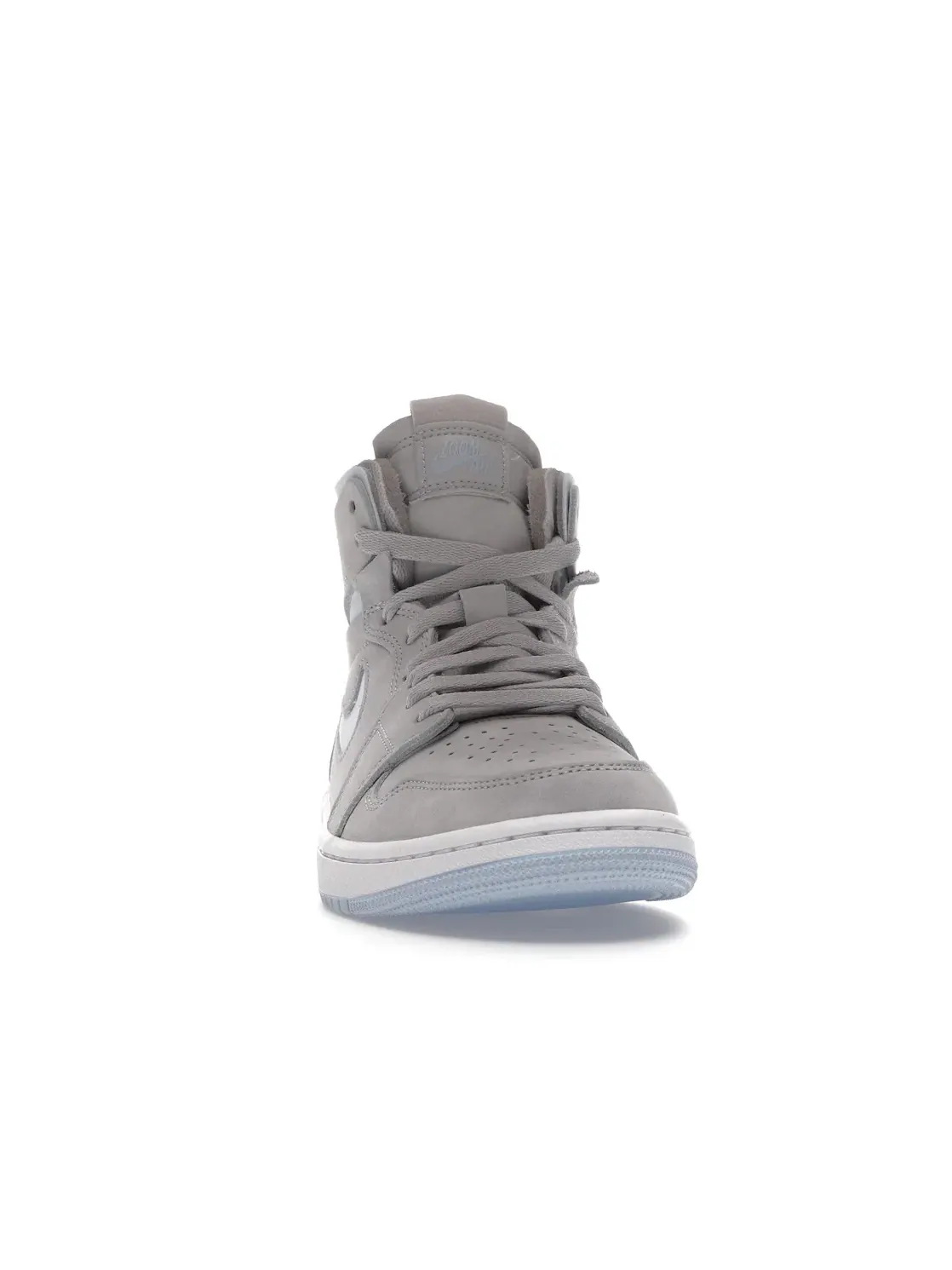 Женские кроссовки Lifestyle с длинным ворсом Jordan 1 High Zoom Air CMFT Grey Fog — изображение 2 из 4, серый/синий-белый