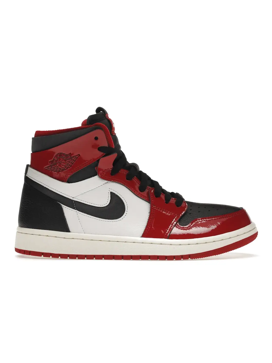 Женские кроссовки с кожаным верхом и зоом-амортизацией Jordan 1 High Zoom Air CMFT Patent Chicago Jordan — изображение 1 из 4