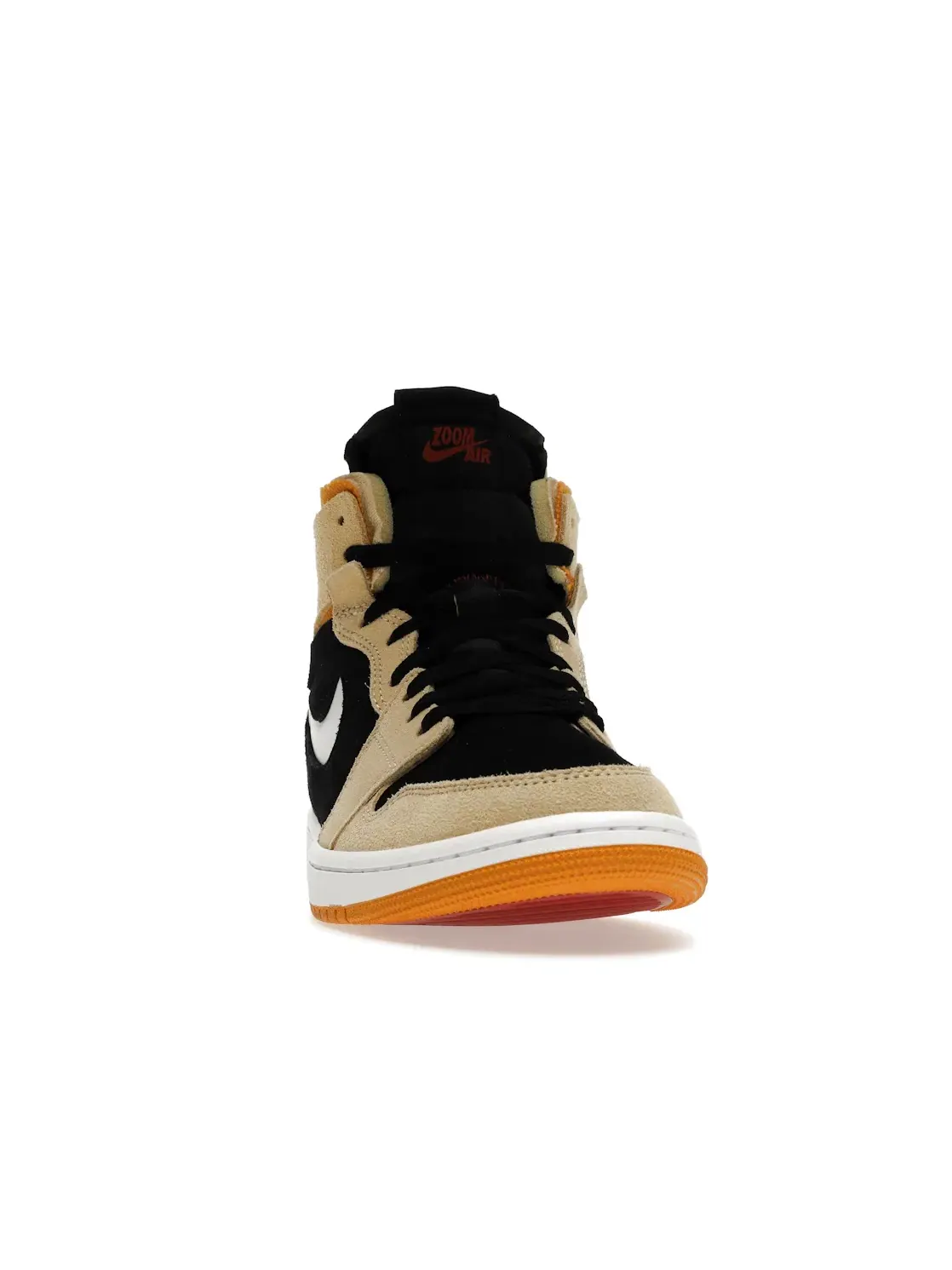 Мужские кроссовки с амортизацией Zoom Air Jordan 1 High Zoom Air CMFT — изображение 2 из 4, черный/оранжевый/белый