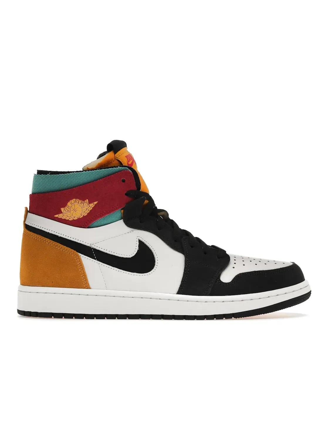 Мужские кроссовки Lifestyle с принтом Jordan 1 High Zoom Air CMFT Jordan — изображение 1 из 4, золотистый//розовый
