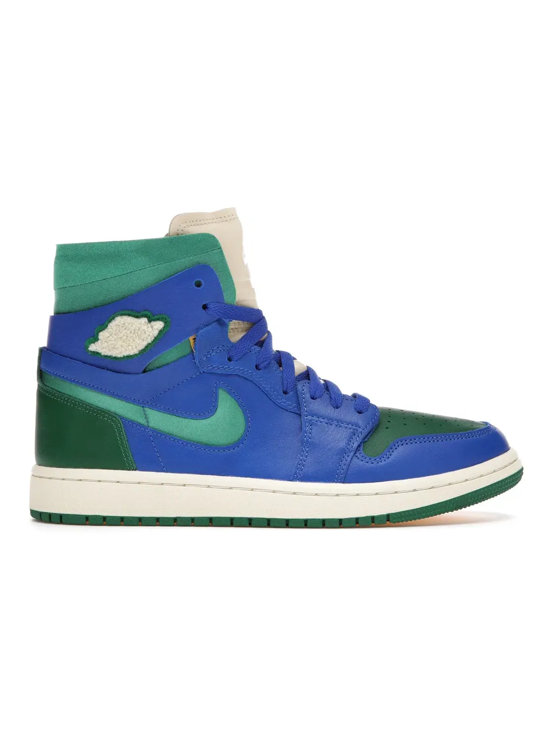 Женские кроссовки Lifestyle с принтом Jordan 1 High Zoom Air CMFT Jordan — изображение 1 из 4, зеленый