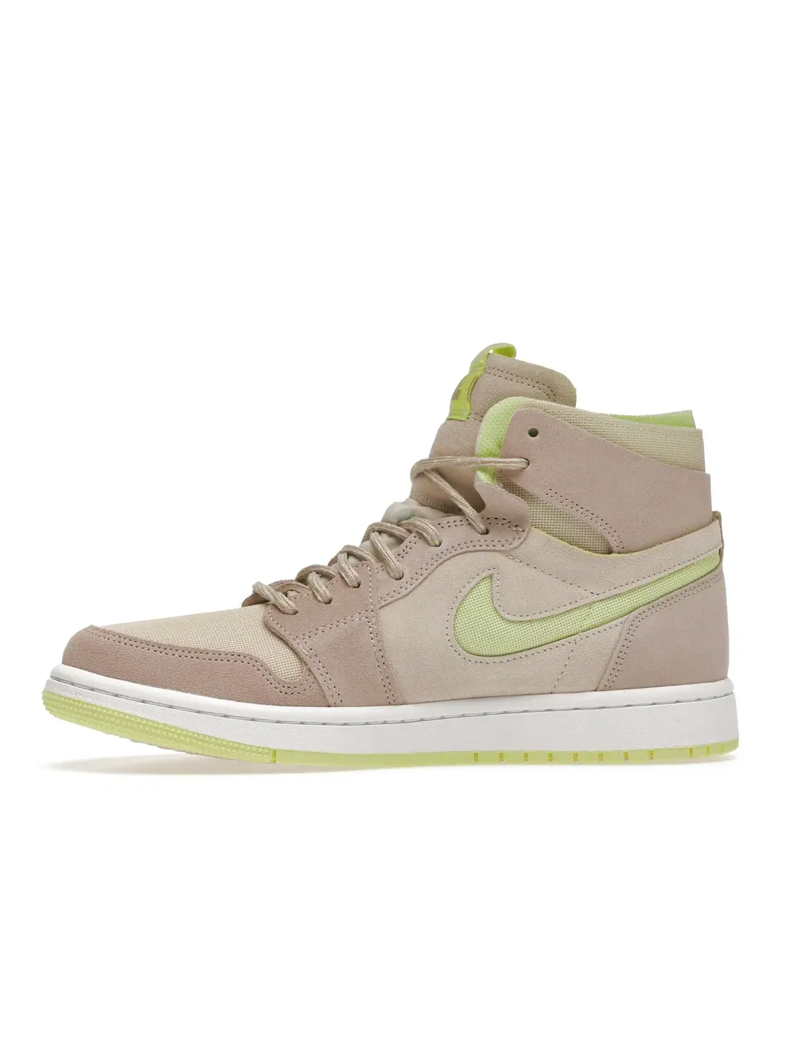 Женские кроссовки с амортизацией Zoom Air Jordan 1 High Zoom Air CMFT Lemon Twist Jordan — изображение 3 из 4, белый/--белый
