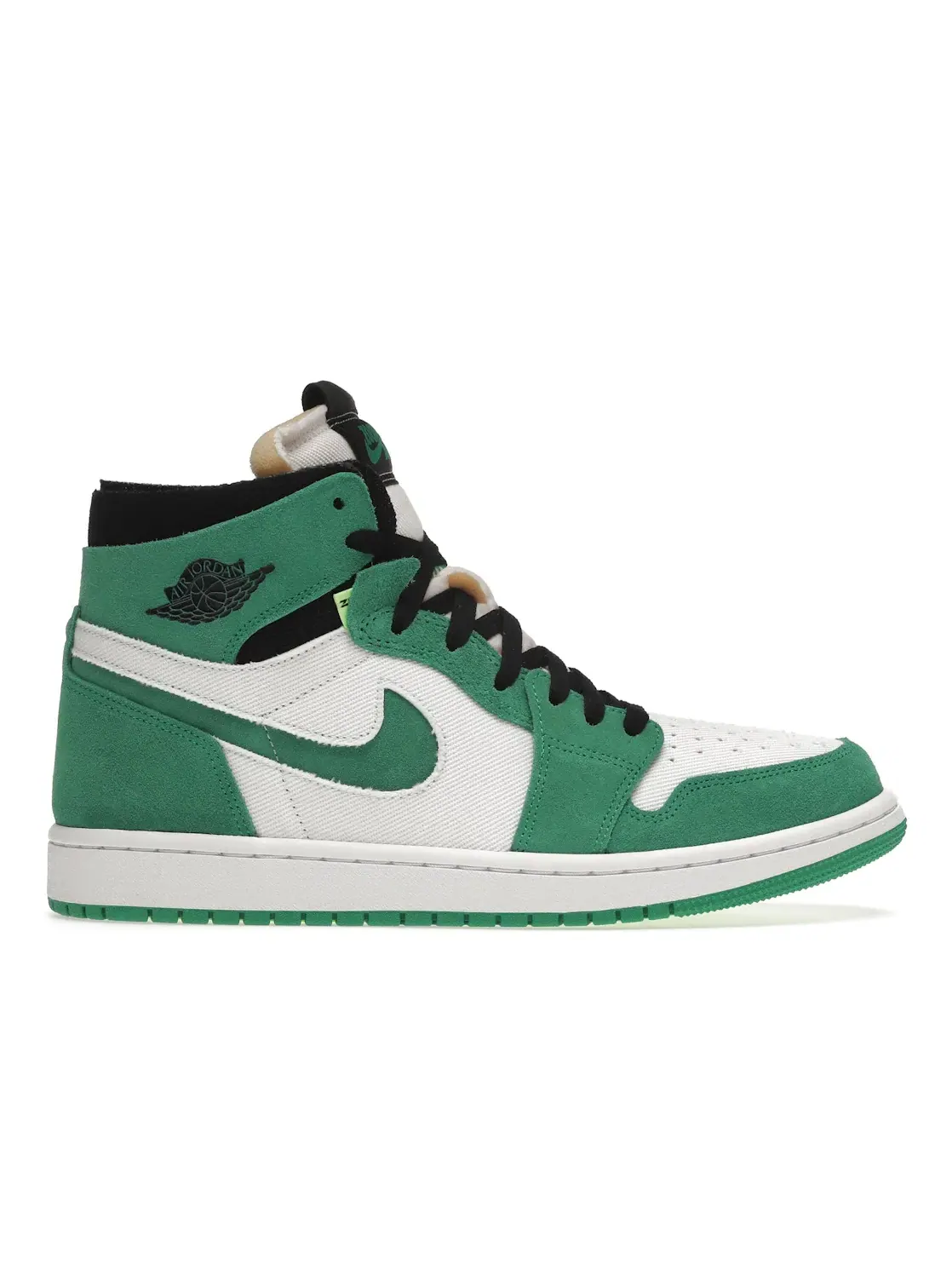 Женские кроссовки с высоким берцем Air Jordan 1 High Zoom Air CMFT Jordan — изображение 1 из 4, зеленый/белый-черный