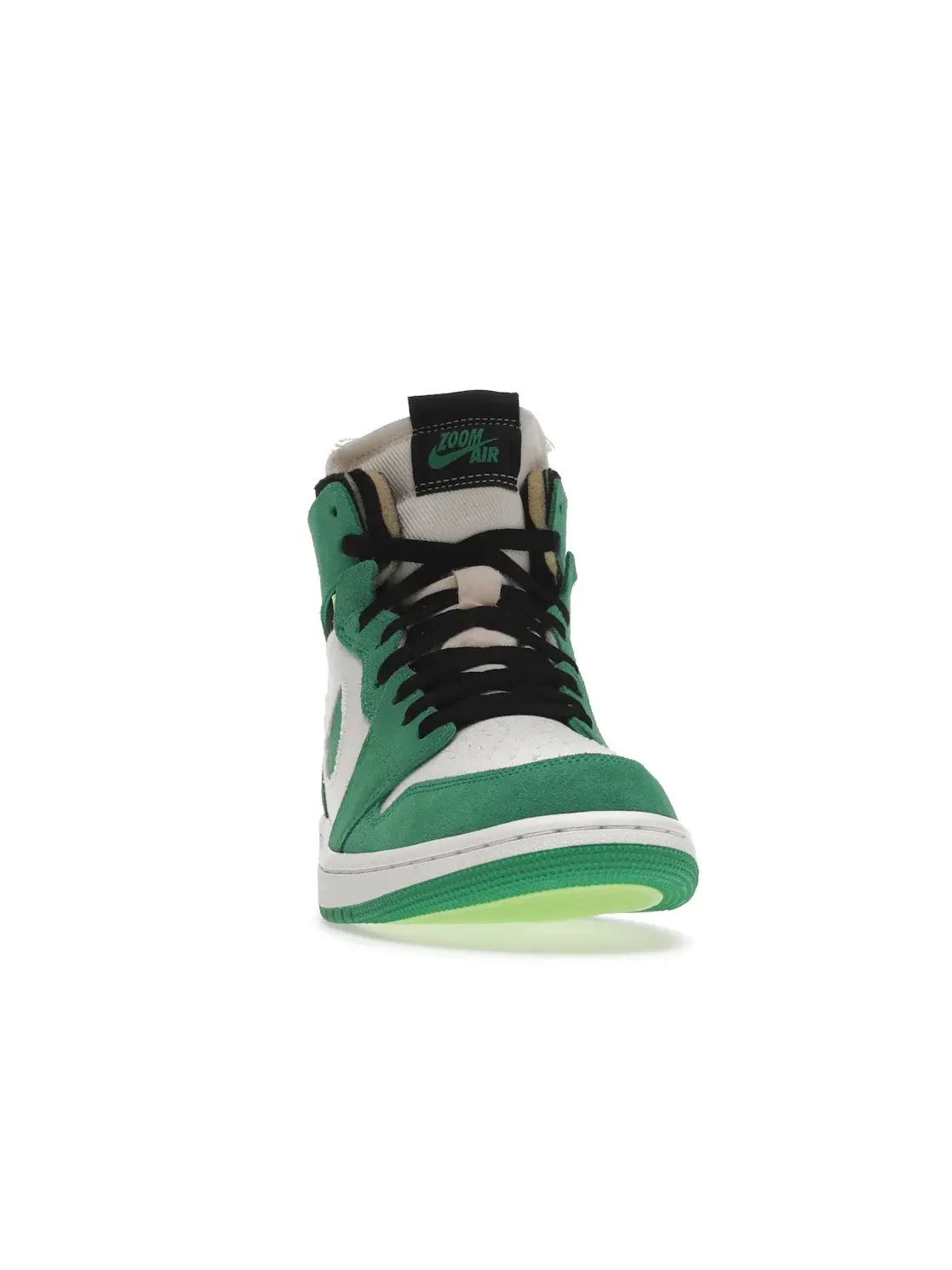 Женские кроссовки с высоким берцем Air Jordan 1 High Zoom Air CMFT Jordan — изображение 2 из 4, зеленый/белый-черный